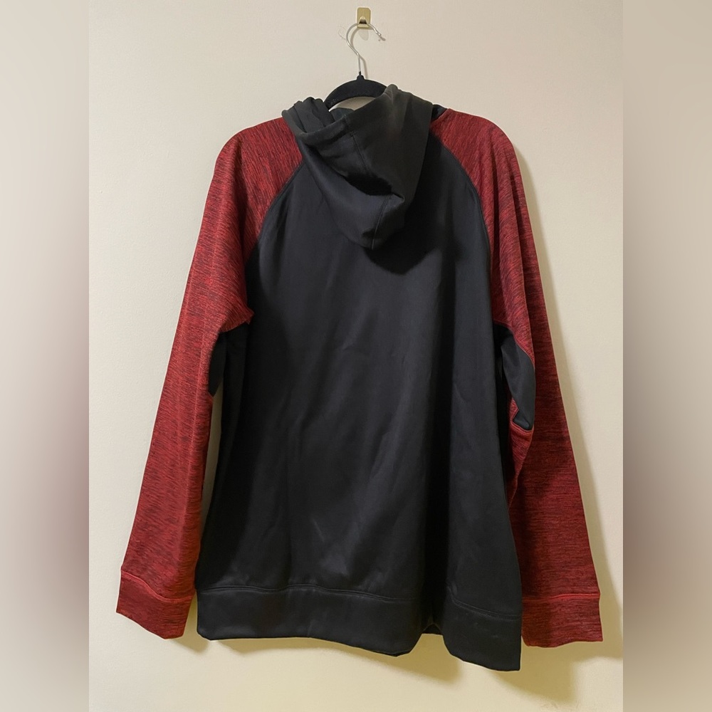 NWT Men’s Tek Gear Dry Tek Red‎ and Black Hoodie - XL - Picture 3 of 7